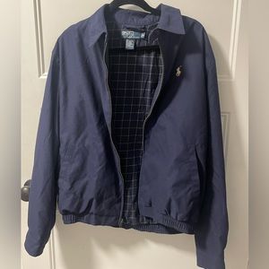 Men’s Polo light weight bi-swing jacket with plaid lining